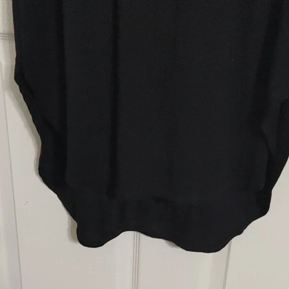 Olive + Oak Black Sleeveless Tank Maxi Dress Sz XL Soft Fit Rounded Hem - Picture 4 of 7